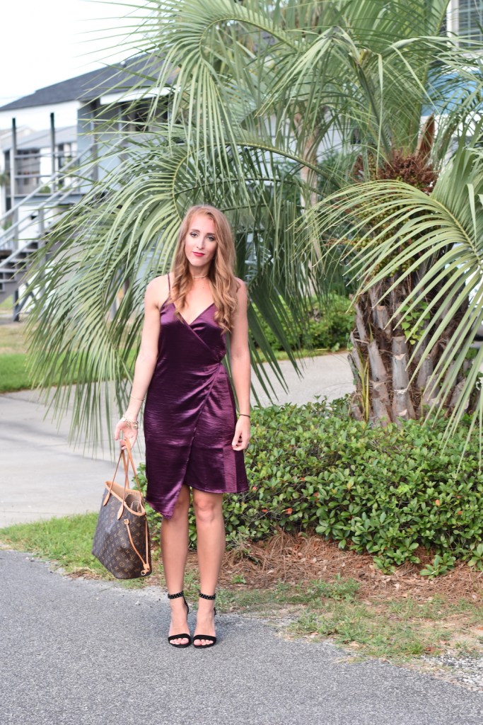 Leith Wrap Dress Maroon The Audrey Reel Nordstrom Sale