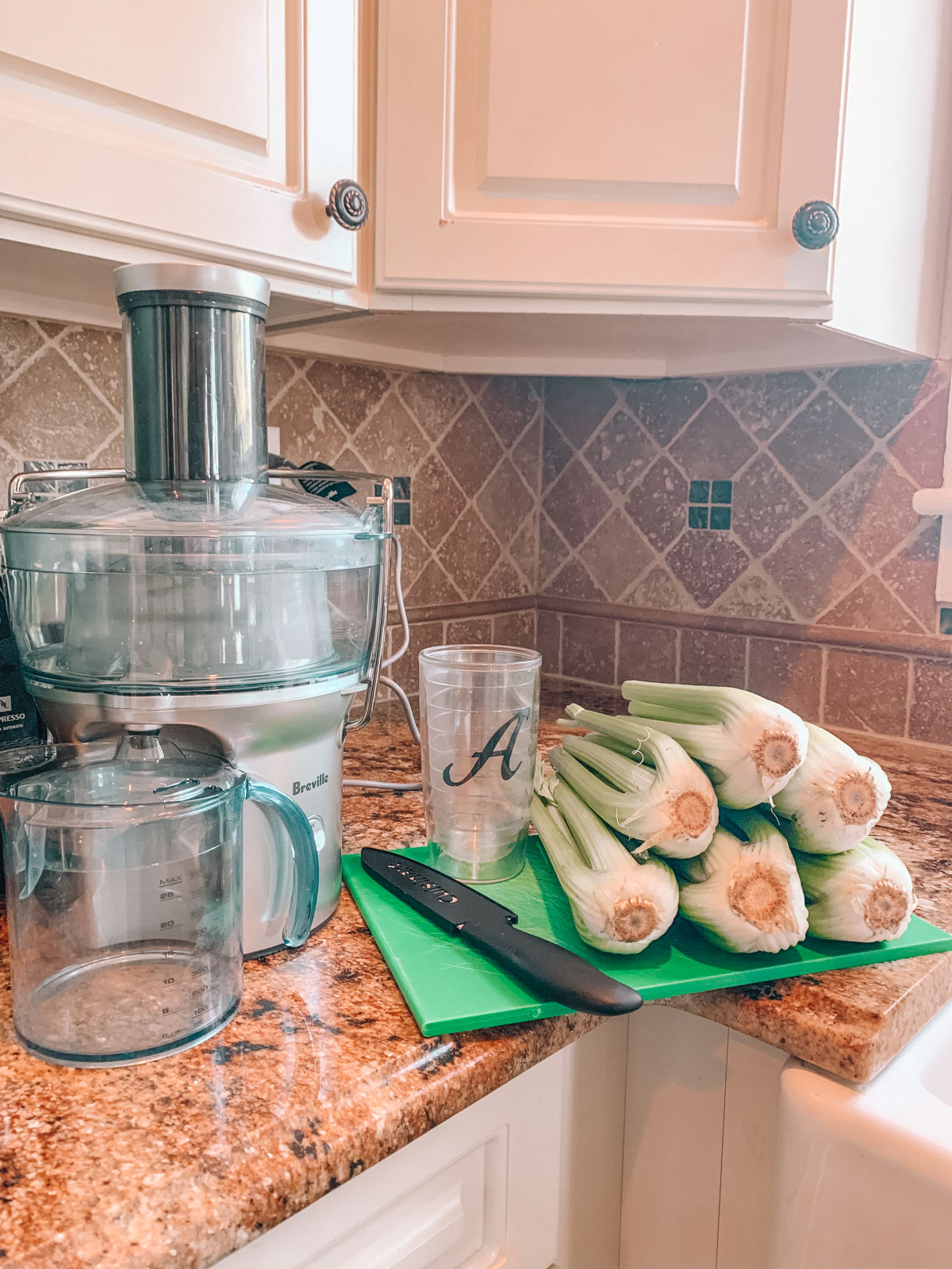 celery juice benefits eczema cure pink yeti cup juicing wellness and fashion blog the audrey reel