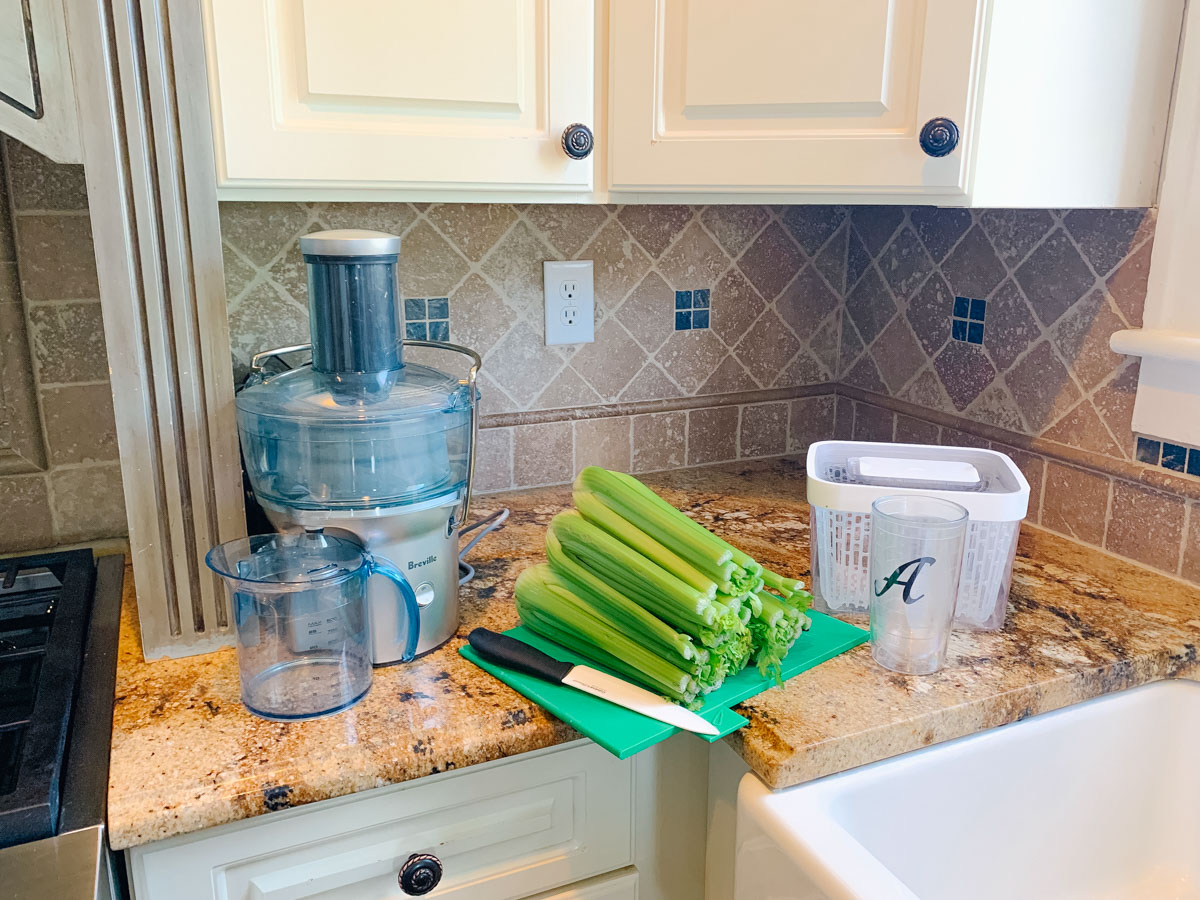 celery juice benefits eczema cure pink yeti cup juicing wellness and fashion blog the audrey reel