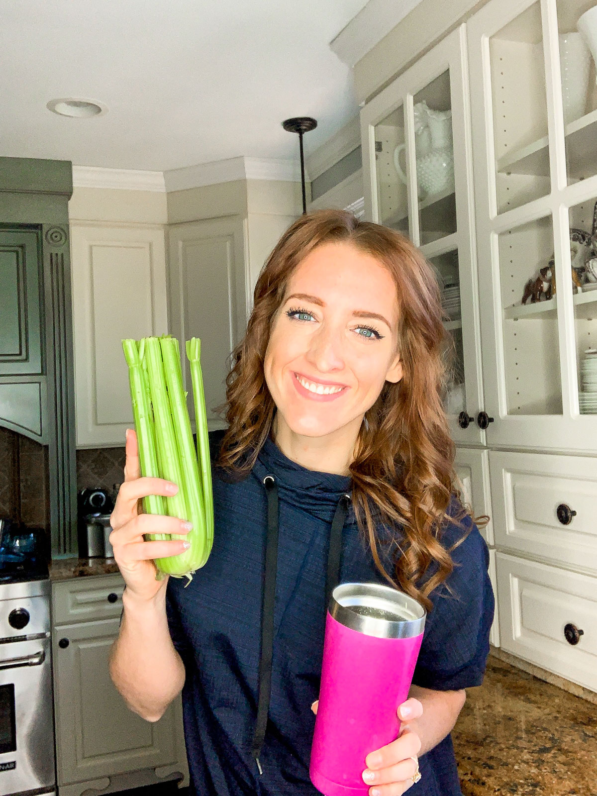 celery juice benefits eczema cure pink yeti cup juicing wellness and fashion blog the audrey reel