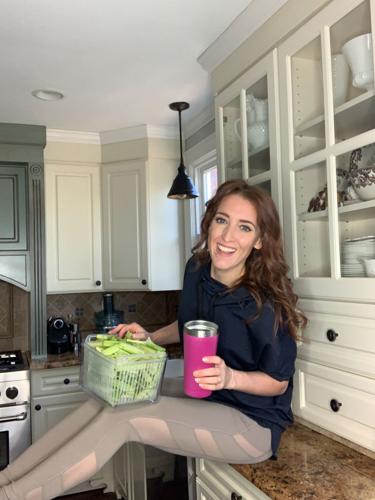 celery juice benefits eczema cure pink yeti cup juicing wellness and fashion blog the audrey reel